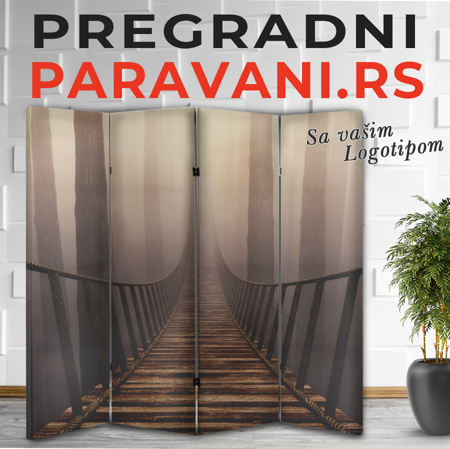 3D pregradni paravan sa efektom dubine