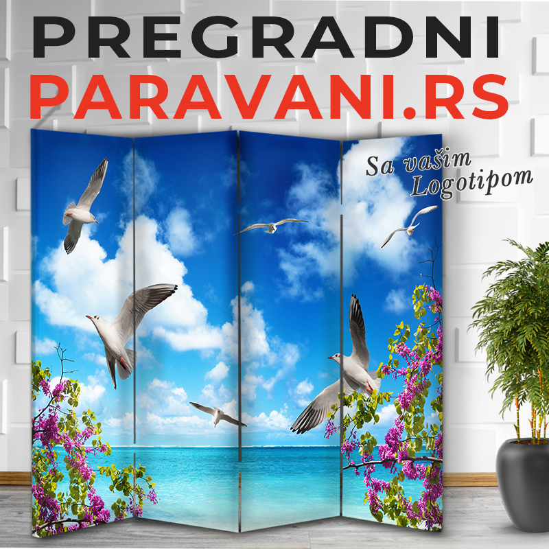 Paravan sa motivom prirode i mora