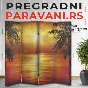 Pregradni paravan - Zalazak sunca 015