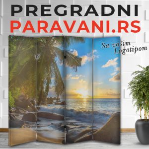 Pregradni paravan - Zalazak sunca 021
