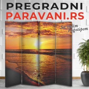 Pregradni paravan - Zalazak sunca 023