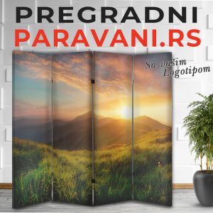 Pregradni paravan - Zalazak sunca 025