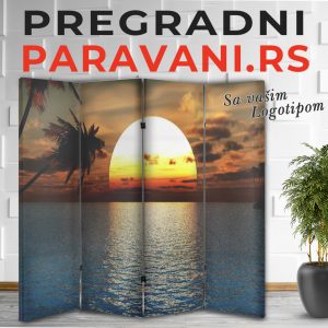 Pregradni paravan - Zalazak sunca 026