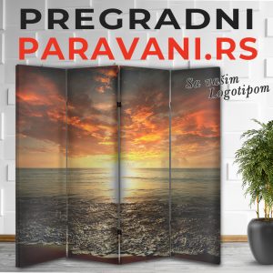 Pregradni paravan - Zalazak sunca 029