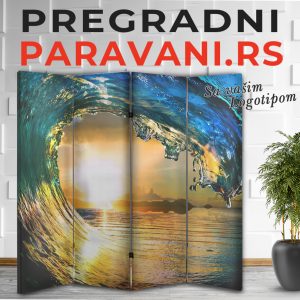 Pregradni paravan - Zalazak sunca 003