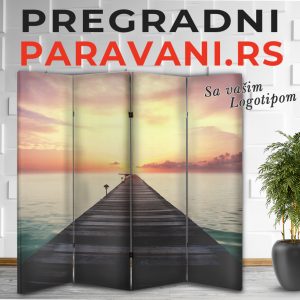 Pregradni paravan - Zalazak sunca 030