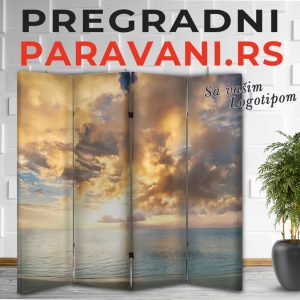 Pregradni paravan - Zalazak sunca 034