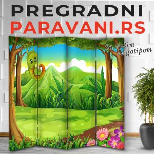 Paravan za bebi sobice 037