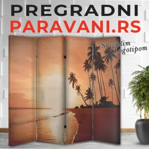 Pregradni paravan - Zalazak sunca 037