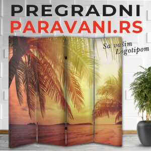 Pregradni paravan - Zalazak sunca 039
