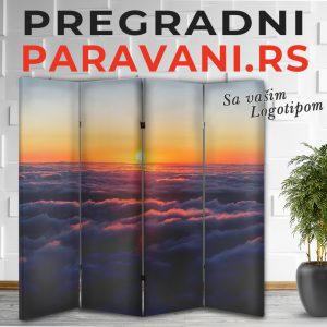 Pregradni paravan - Zalazak sunca 040