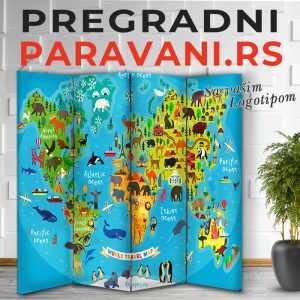 Paravan za bebi sobice 043