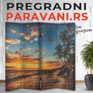 Pregradni paravan - Zalazak sunca 043