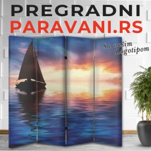 Pregradni paravan - Zalazak sunca 045
