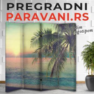 Pregradni paravan - Zalazak sunca 047