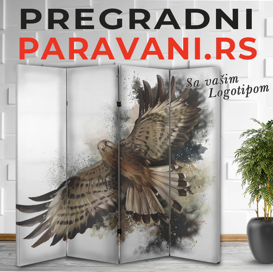 Dekorativni paravan sa motivom životinje