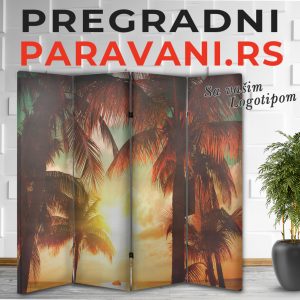 Pregradni paravan - Zalazak sunca 049