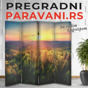 Pregradni paravan - Zalazak sunca 055