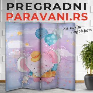 Paravan za bebi sobice 007