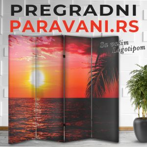 Pregradni paravan - Zalazak sunca 008