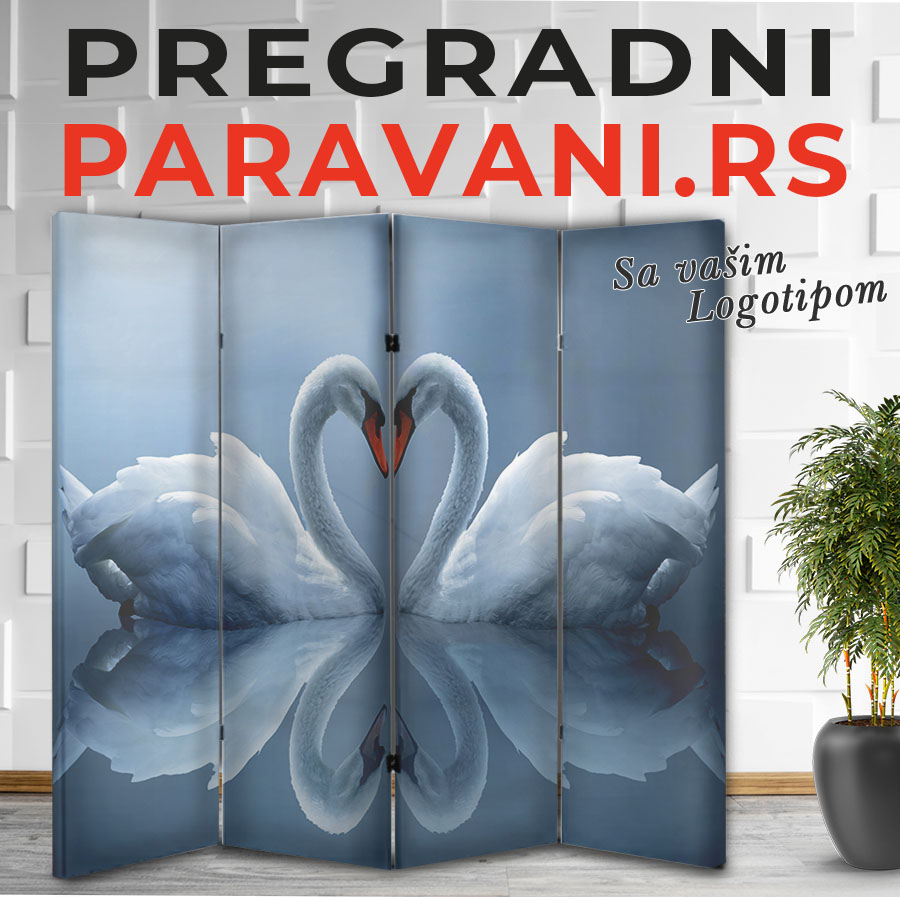 Paravan - Labudovi 1 Paravan - labudovi