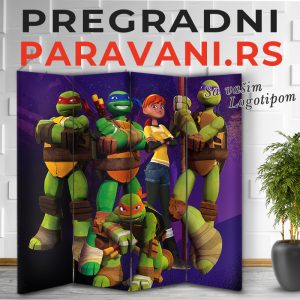 Pravan za decije sobe - Nindza kornjace